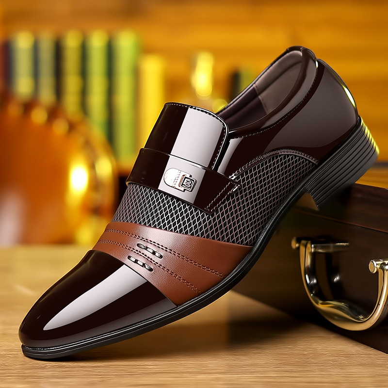 Men'S Luxury Formal Wear - Oxford รองเท้าผู้ชายหรูหรา Lacquer รองเท้าแต่งงาน Pointed Toe