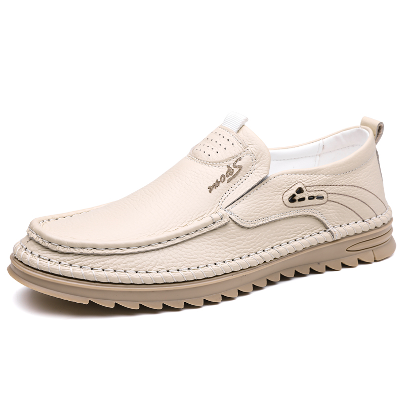 Formal Men Daily Wear Shoes - รองเท้าหนังวัวแท้ชั้นแรก สไตล์ลำลองสำหรับธุรกิจ แฟชั่นผู้ชาย ใส่สบาย เหมาะสำหรับใส่ทำงาน ใส่ในชีวิตประจำวัน