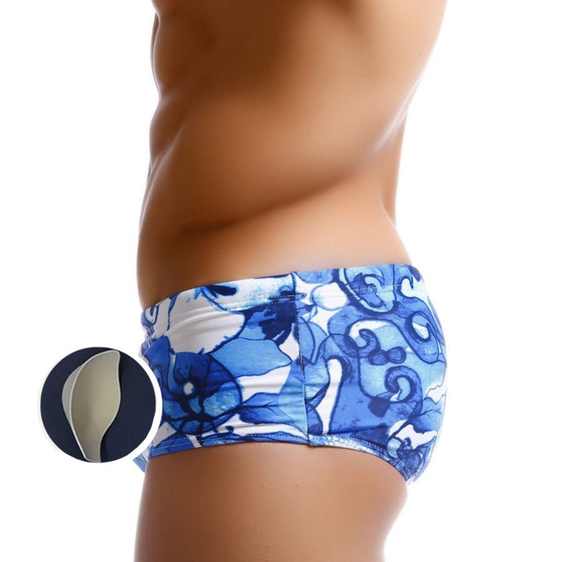 Men'S Formal Beach Wear - กางเกงว่ายน้ำขาสั้นสุดเซ็กซี่สำหรับผู้ชายกางเกงว่ายน้ำบิกินี่กางเกงคลุมถ้วยชุดว่ายน้ำเล่นกีฬาชุดว่ายน้ำขาสั้นเดินชายหาดแห้งเร็วชุดว่ายน้ำ