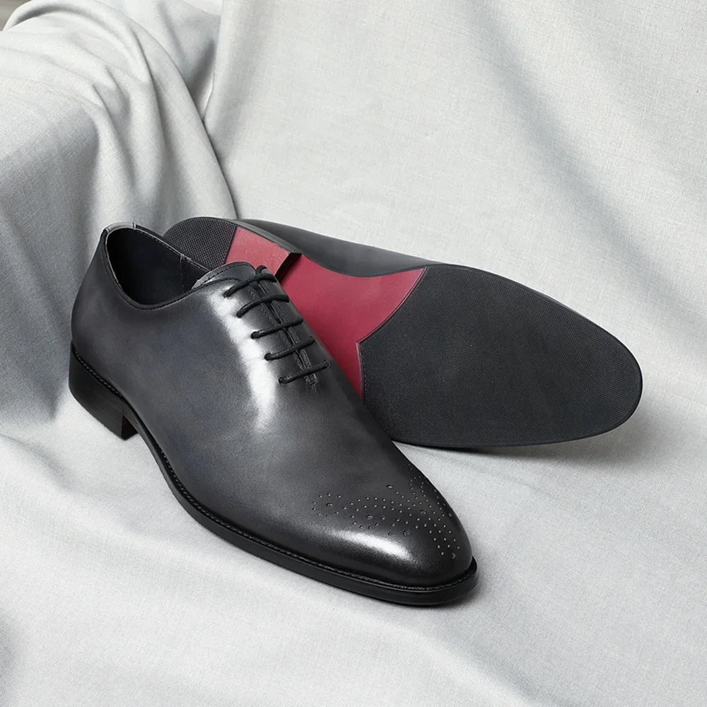 Men'S Luxury Formal Wear - รองเท้าเดรสผู้ชายแบรนด์หรู ดีไซน์เนอร์ ผลิตด้วยมือ สไตล์อิตาลี หนังแท้ สำหรับชุดสูท