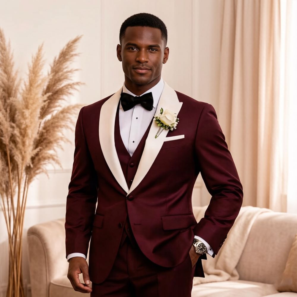 ชุดสูทผู้ชายแบบเป็นทางการ 3 ชิ - Men'S Formal Wear For Reception บทวิจารณ์และราคา