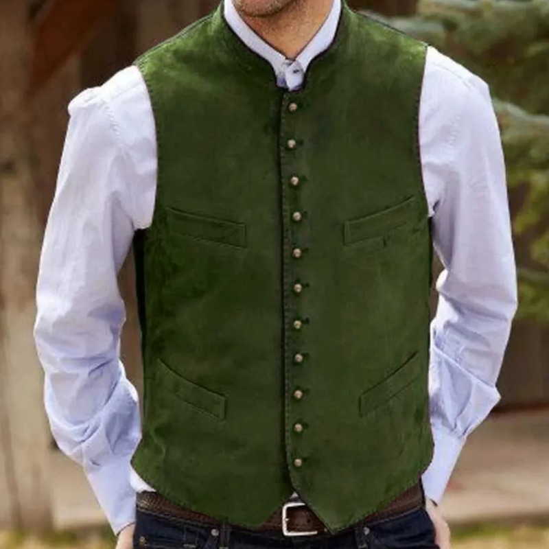 เสื้อกั๊กผู้ชาย ผ้ากำมะหยี่สีก - Men Formal Wear Outfits บทวิจารณ์และราคา