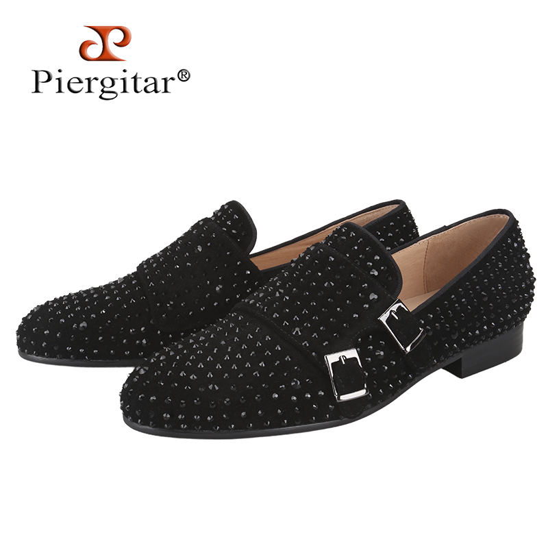 Piergitar ใหม่หนังนิ่มสีดําผู้ - Men'S Formal Party Wear Shoes บทวิจารณ์และราคา