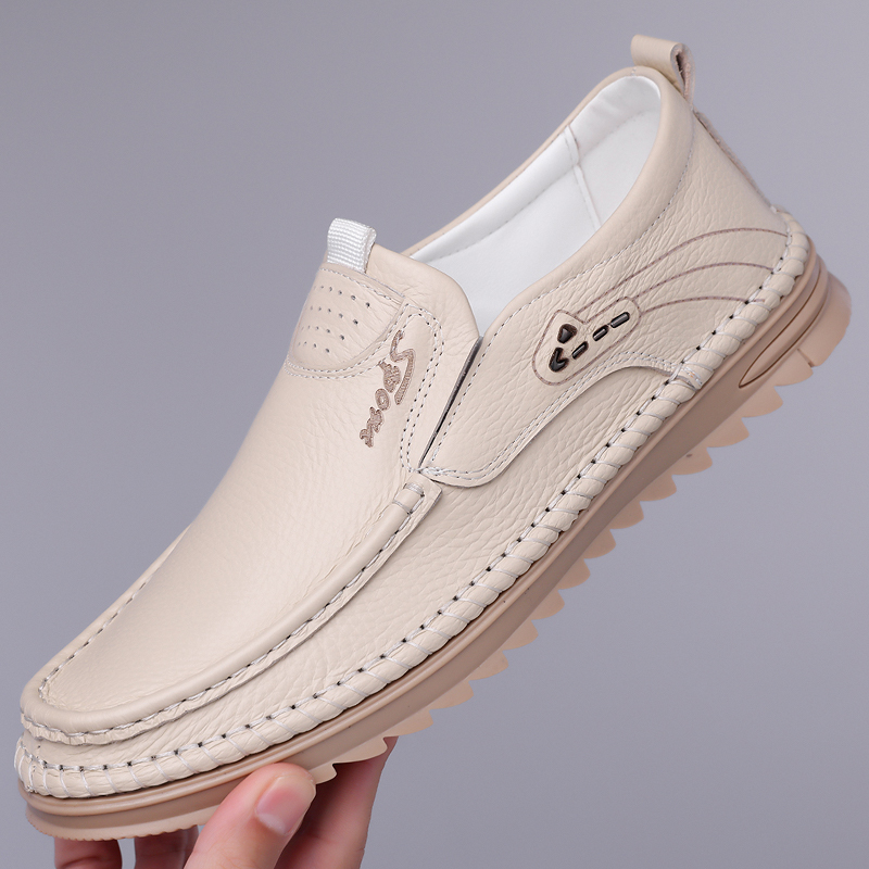 รองเท้าหนังวัวแท้ชั้นแรก สไตล์ - Formal Men Daily Wear Shoes บทวิจารณ์และราคา