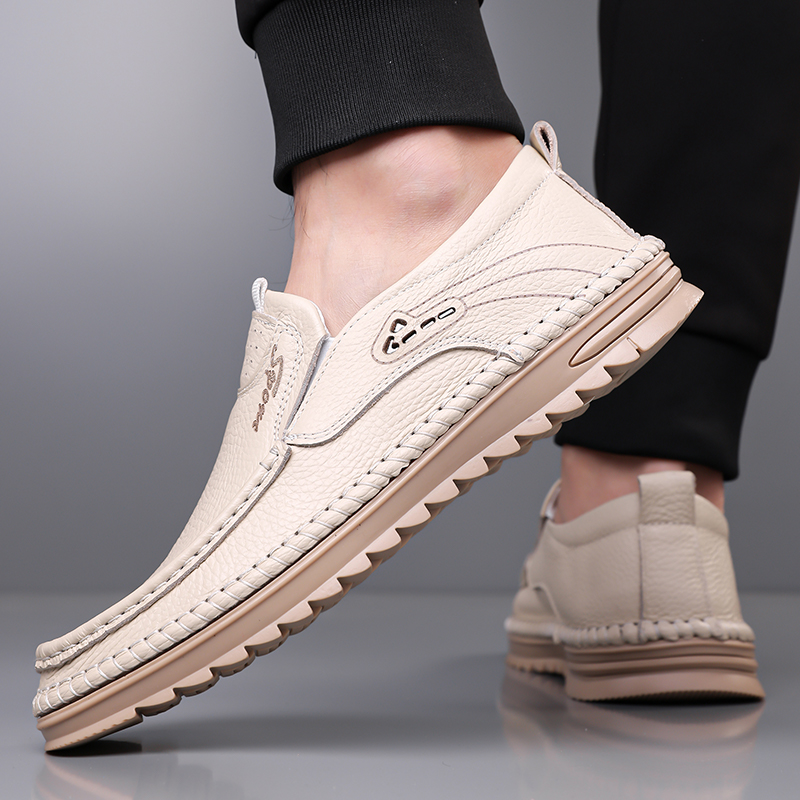 รองเท้าหนังวัวแท้ชั้นแรก สไตล์ - Formal Men Daily Wear Shoes บทวิจารณ์และราคา