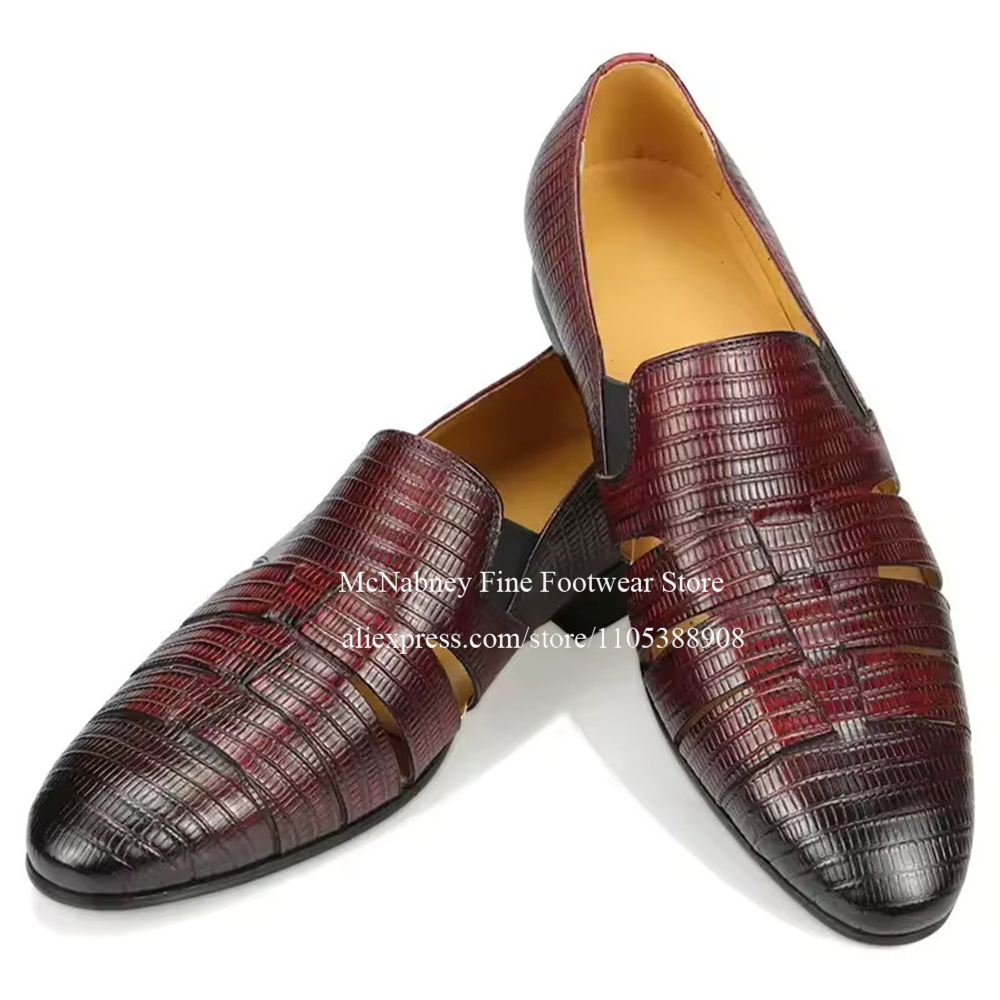 รองเท้าโลฟเฟอร์หนังจระเข้สีดำเ - Formal Men Daily Wear Shoes บทวิจารณ์และราคา