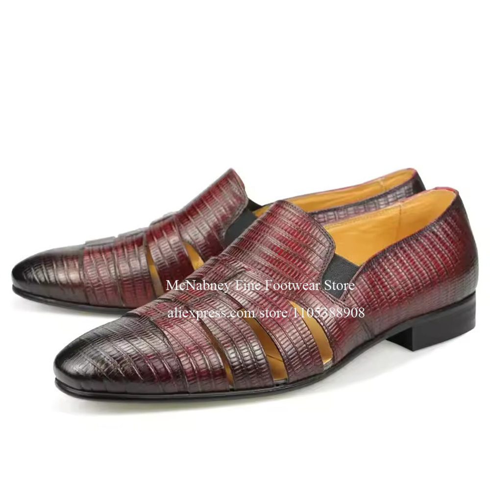 รองเท้าโลฟเฟอร์หนังจระเข้สีดำเ - Formal Men Daily Wear Shoes บทวิจารณ์และราคา