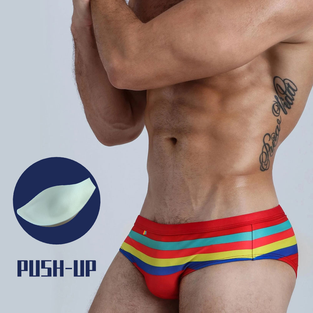UXH เบาะผู้ชายชุดว่ายน้ําสีลาย - Men'S Formal Beach Wear บทวิจารณ์และราคา