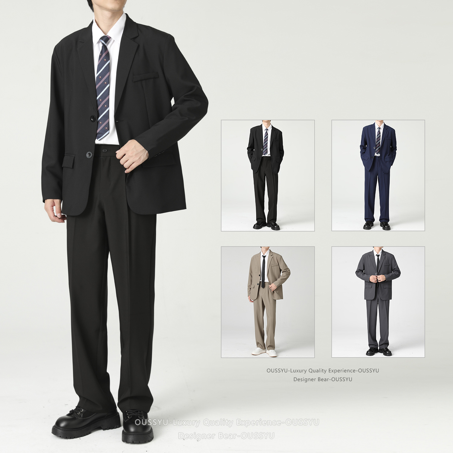 ชุดสูทลำลองผู้ชาย 2 ชิ้น คุณภา - Korean Men Formal Wear บทวิจารณ์และราคา