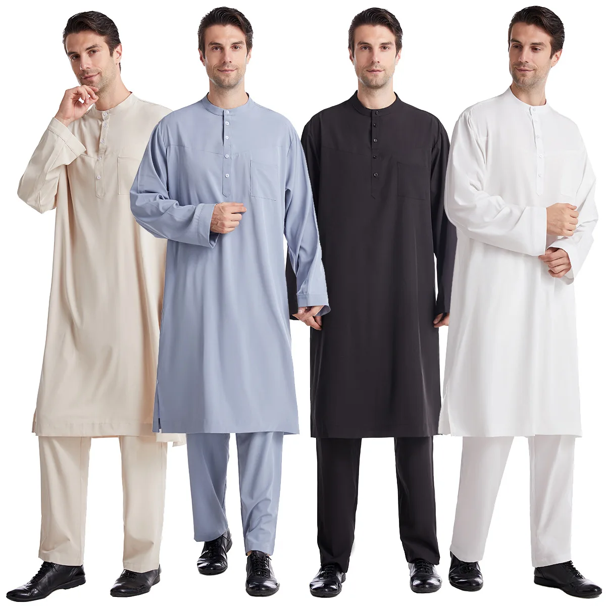 ชุดญุบบะห์ โธบ 2 ชิ้น สำหรับผู - Arabic Formal Wear Men บทวิจารณ์และราคา