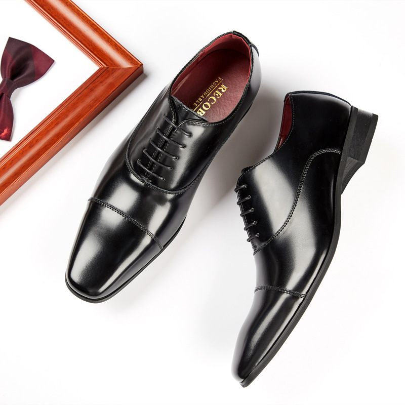 รองเท้าเดรสหนังผู้ชายแฟชั่นใหม - Men'S Luxury Formal Wear บทวิจารณ์และราคา