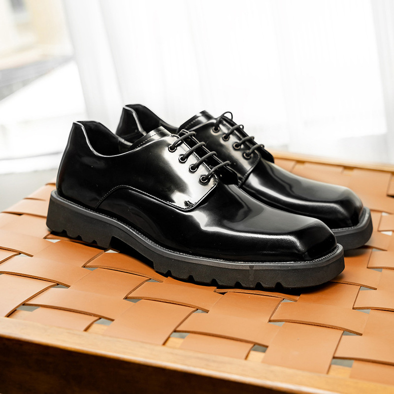 รองเท้าหนังผู้ชายสุดหรู สไตล์อ - Korean Men Formal Wear บทวิจารณ์และราคา