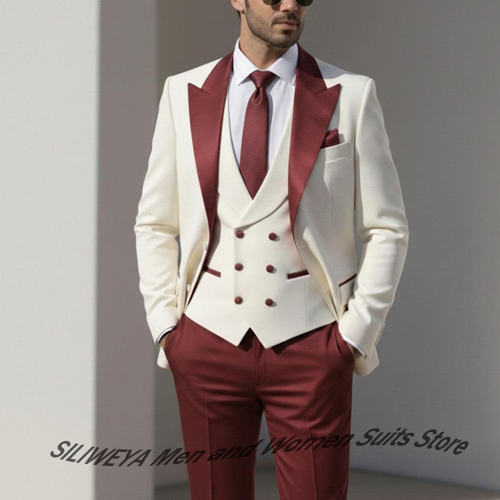 ชุดทักซิโด้ผู้ชายสุดหรู 3 ชิ้น - Mens Formal Look บทวิจารณ์และราคา