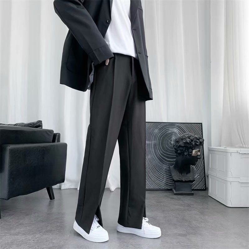 ฤดูใบไม้ผลิ/ฤดูร้อนสีดำ Celana - Korean Men Formal Wear บทวิจารณ์และราคา