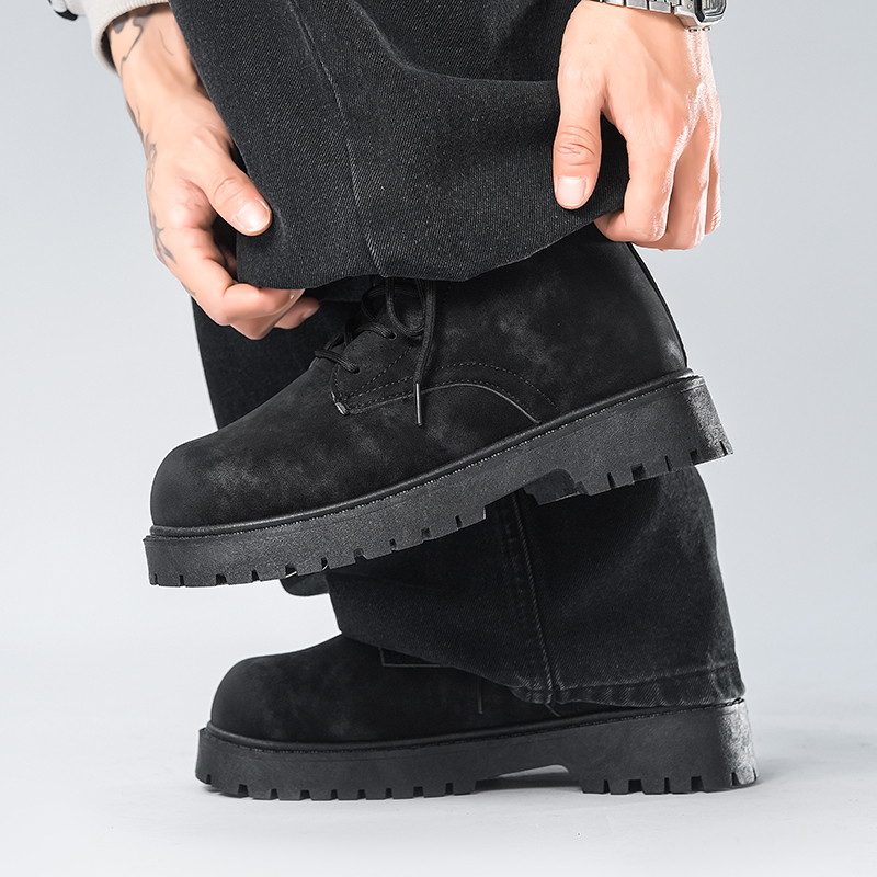 รองเท้าหนังผู้ชายแบบผูกเชือกทร - Formal Men Daily Wear Shoes บทวิจารณ์และราคา