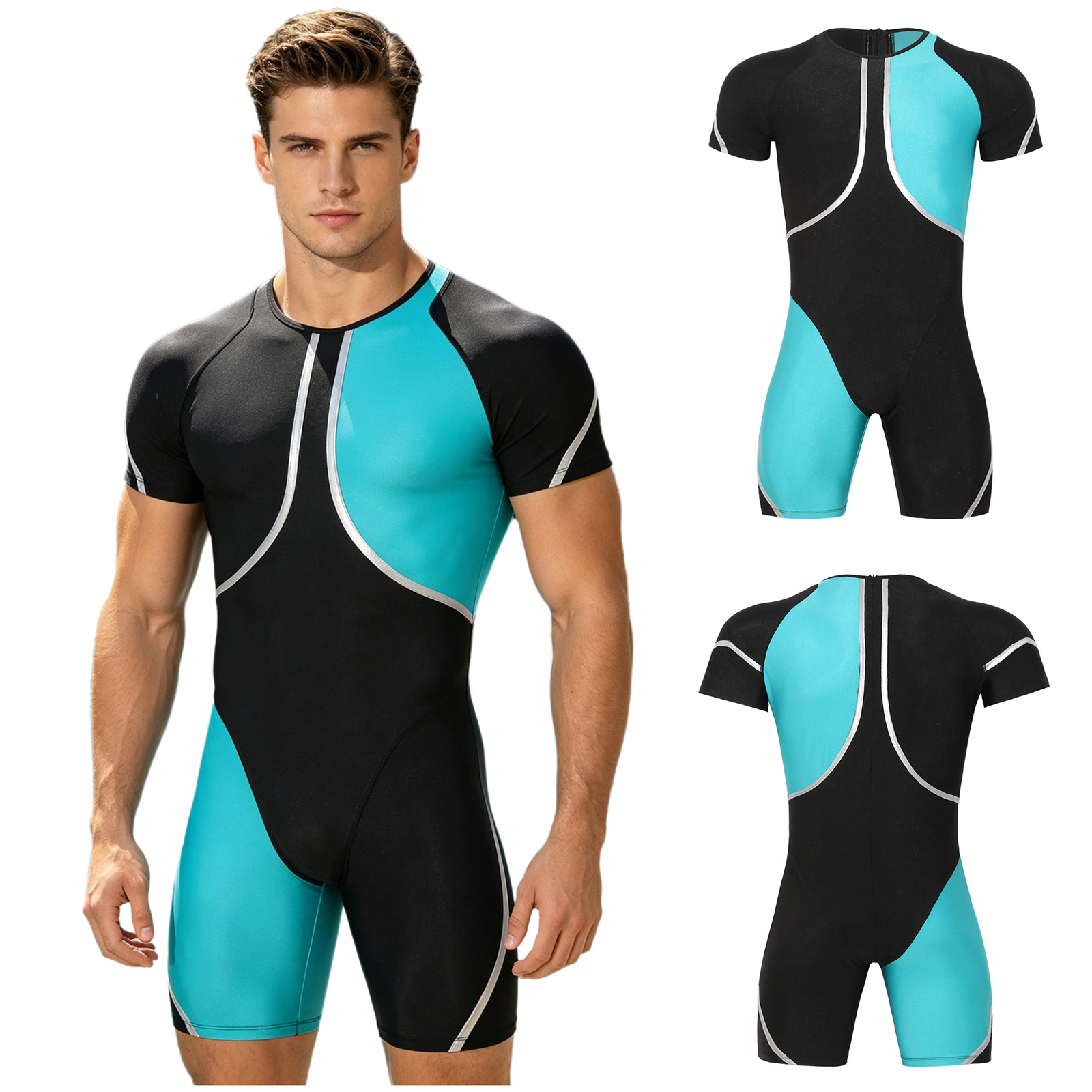 ชุดว่ายน้ำวันพีซสำหรับผู้ชาย ช - Men'S Formal Beach Wear บทวิจารณ์และราคา