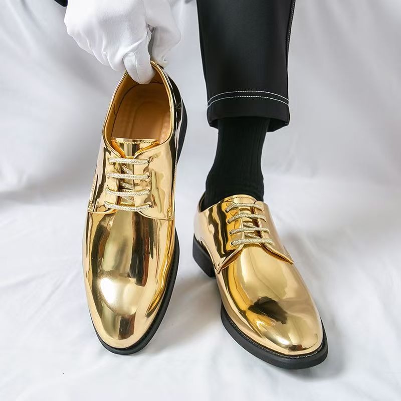 รองเท้าหนังทรงแหลมสำหรับผู้ชาย - Formal Men Daily Wear Shoes บทวิจารณ์และราคา