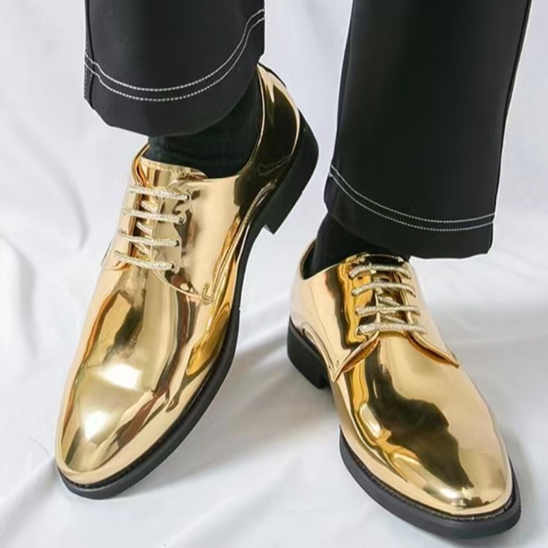 รองเท้าหนังทรงแหลมสำหรับผู้ชาย - Formal Men Daily Wear Shoes บทวิจารณ์และราคา